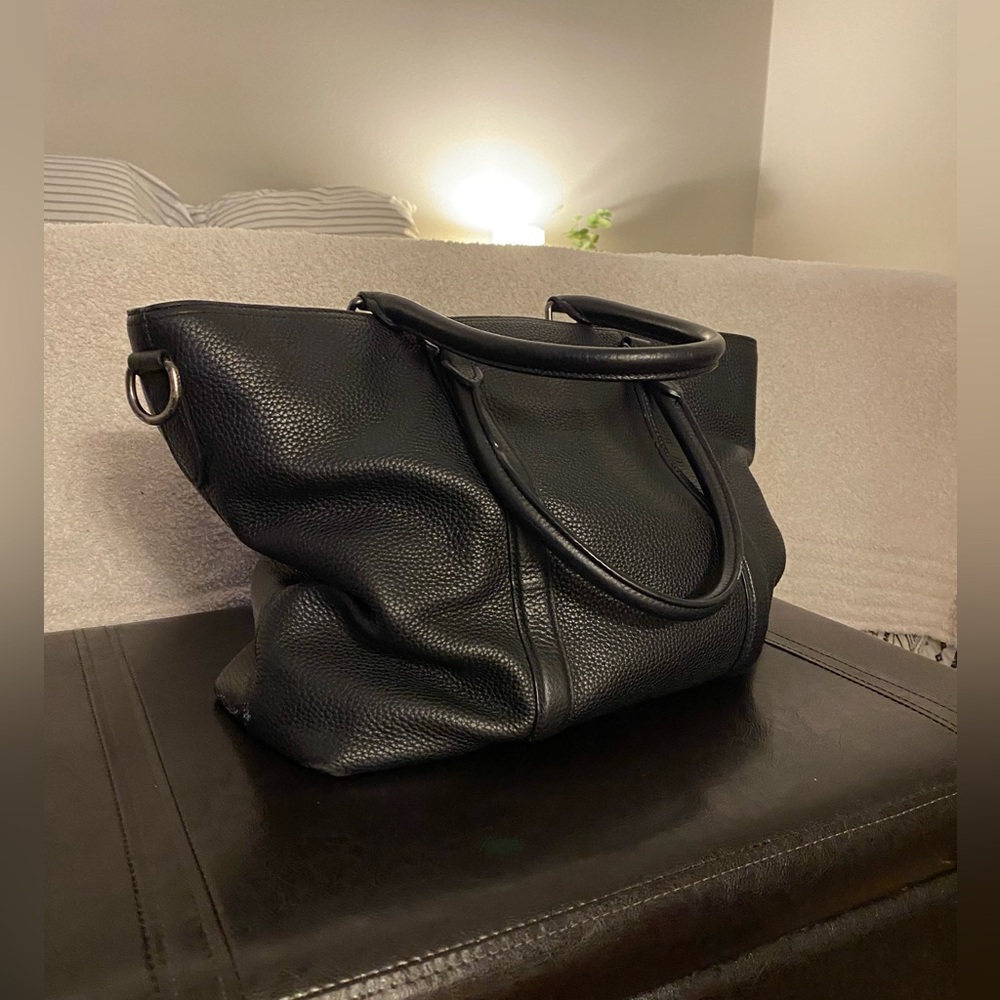 Coach Leather Metro Tote Purse - Black,
Style No. 56660